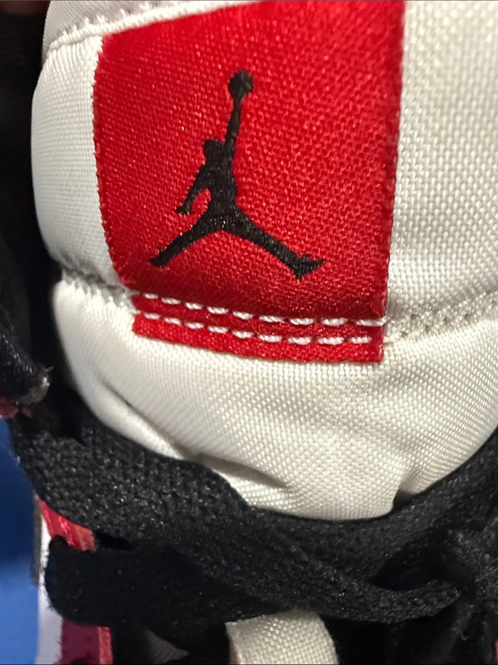 Jordan Kids High-Top Sneakers in Black, Red & White